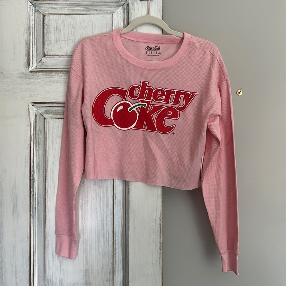 Cherry Coke Graphic Long Sleeve Tee